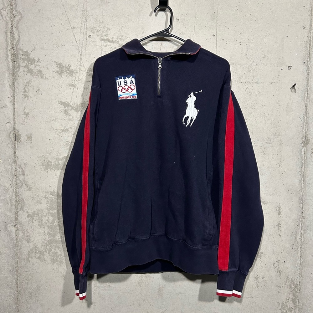Polo Ralph Lauren Team USA Vancouver Olympics 2010 Quarter Zip